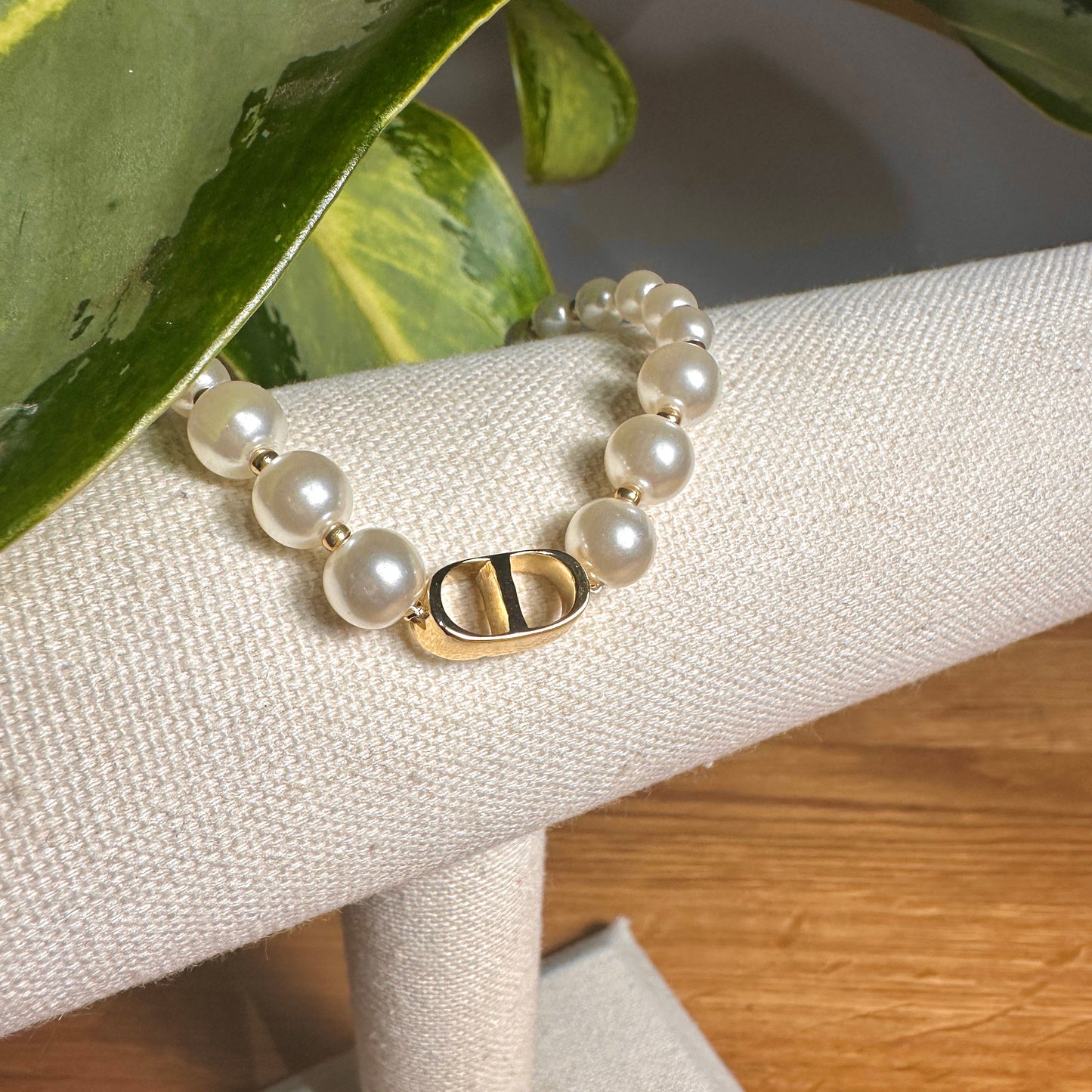 Christian Dior CD Pearl Bracelet | Reworked Vintage