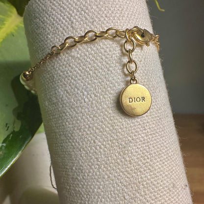 Christian Dior CD Pearl Bracelet | Reworked Vintage